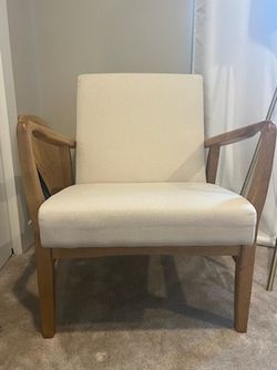 Mid century Modern Wooden Accent Chair