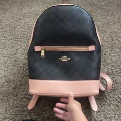 Pink Coach Backpack