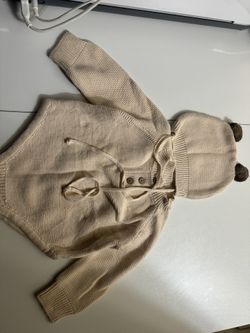 Teddy bear knitted romper