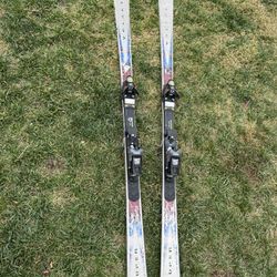 Super Volant Metal Skis With Salomon Bindings 