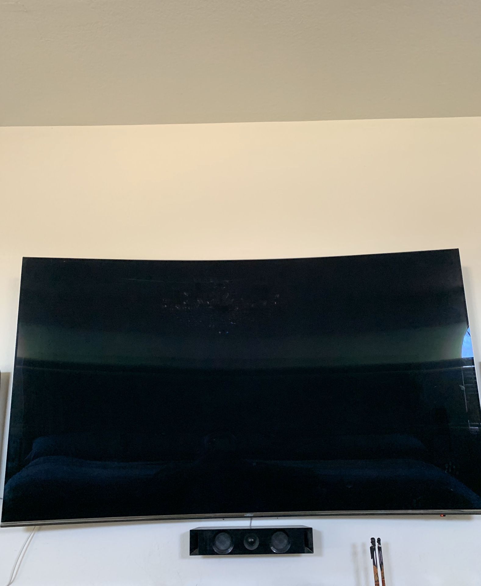 Samsung UN65KS8500 65” inch KS8500 KS8000 Curved LED UHD 4K HDR TV ...