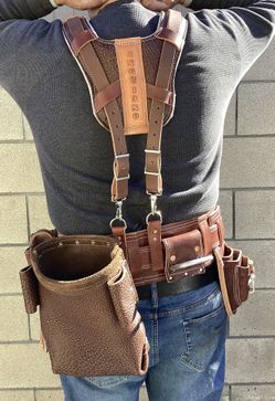 100% Leather Chocolate Brown Buffalo Color