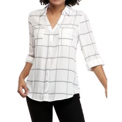 A. Byer Junior's 3/4 Sleeve Portofino Top