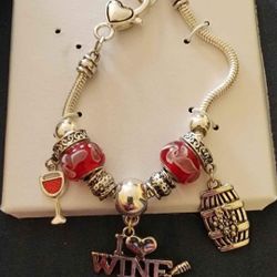 "I Love Wine" Bracelet