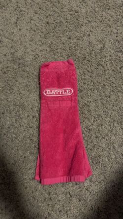 Battle Pink Football Towel
