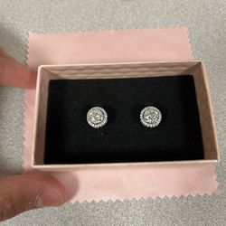 Brand New Diamond Earrings 1 Carat VVS 925 Silver