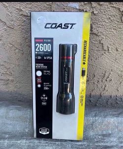 COAST PX19R Rechargeable LED Flashlight - 2600 Lumens,