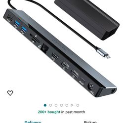 NewQ USB C Docking Station For Dual Monitors