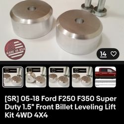 05-18 F250 F350 1.5” Front Leveling Lift