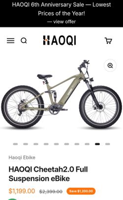 Electric Bike full Suspension 1200W