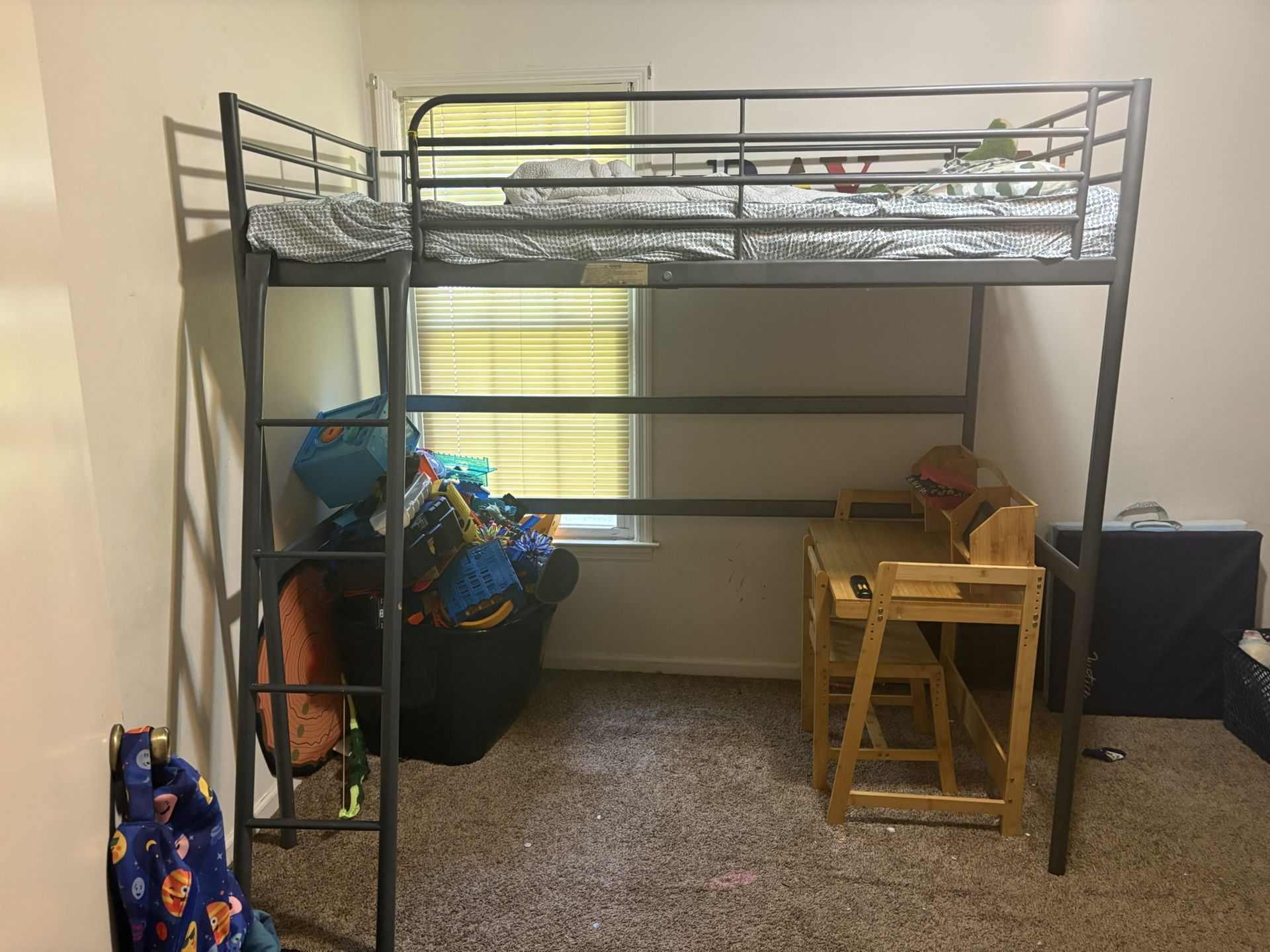 Twin Loft Bed With Mattress