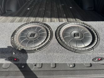 2 12 inch Kicker CVT Subwoofers plus 700 watt Twister AMP and Box