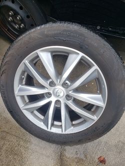 Q50 wheels 17 one tires