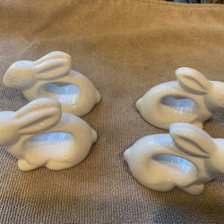 Williams Sonoma Bunny Napkin rings