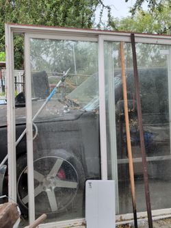 Sliding door 6ft wide and 8ft long