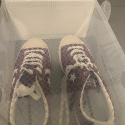 Maroon One Star Low Top Converse Size 12