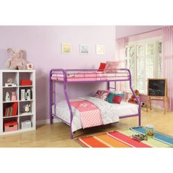 Brand New Twin Over Full Metal Bunk Beds Take Home Today With $39 
