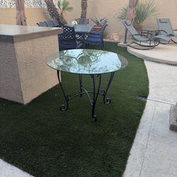 Glass Top Table
