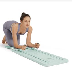 Umay TB10 5-in-1 Portable Pilates Board Reformer Green
