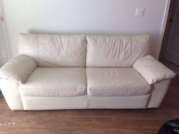 Leather Sofabed Vreta Sb Mjuk Ivory Us For In Los Angeles Leather Sofabed Vreta Sb Mjuk Ivory
