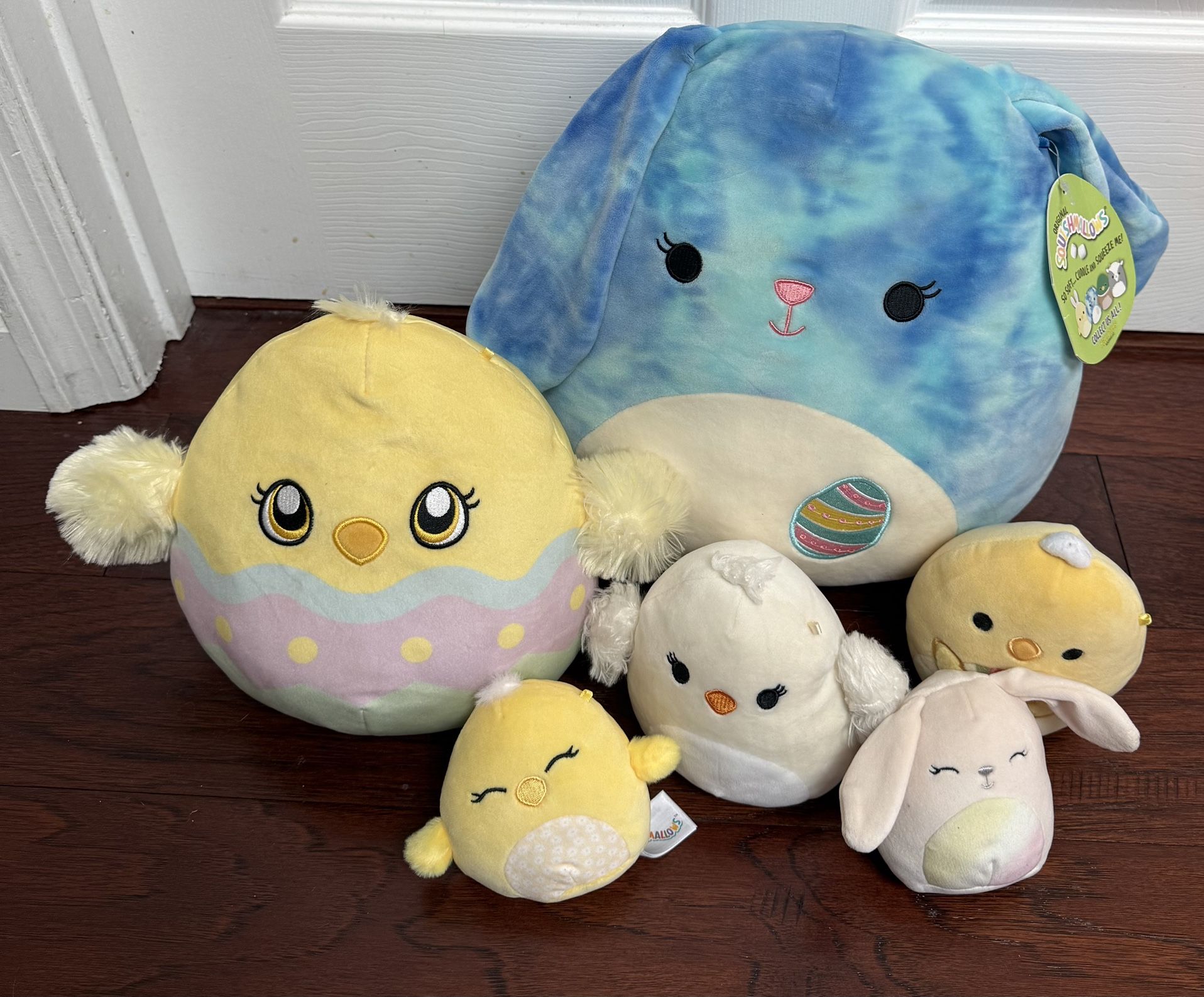 Easter Squishmallows Lot one has small pen mark on bottom $10 for All