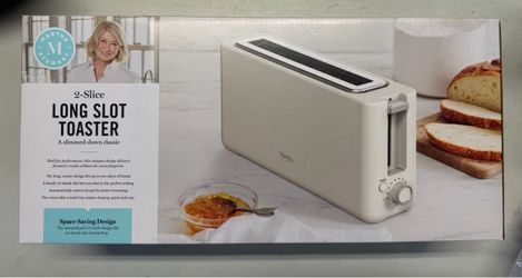 Martha Stewart 2-Slice Long Slot Toaster