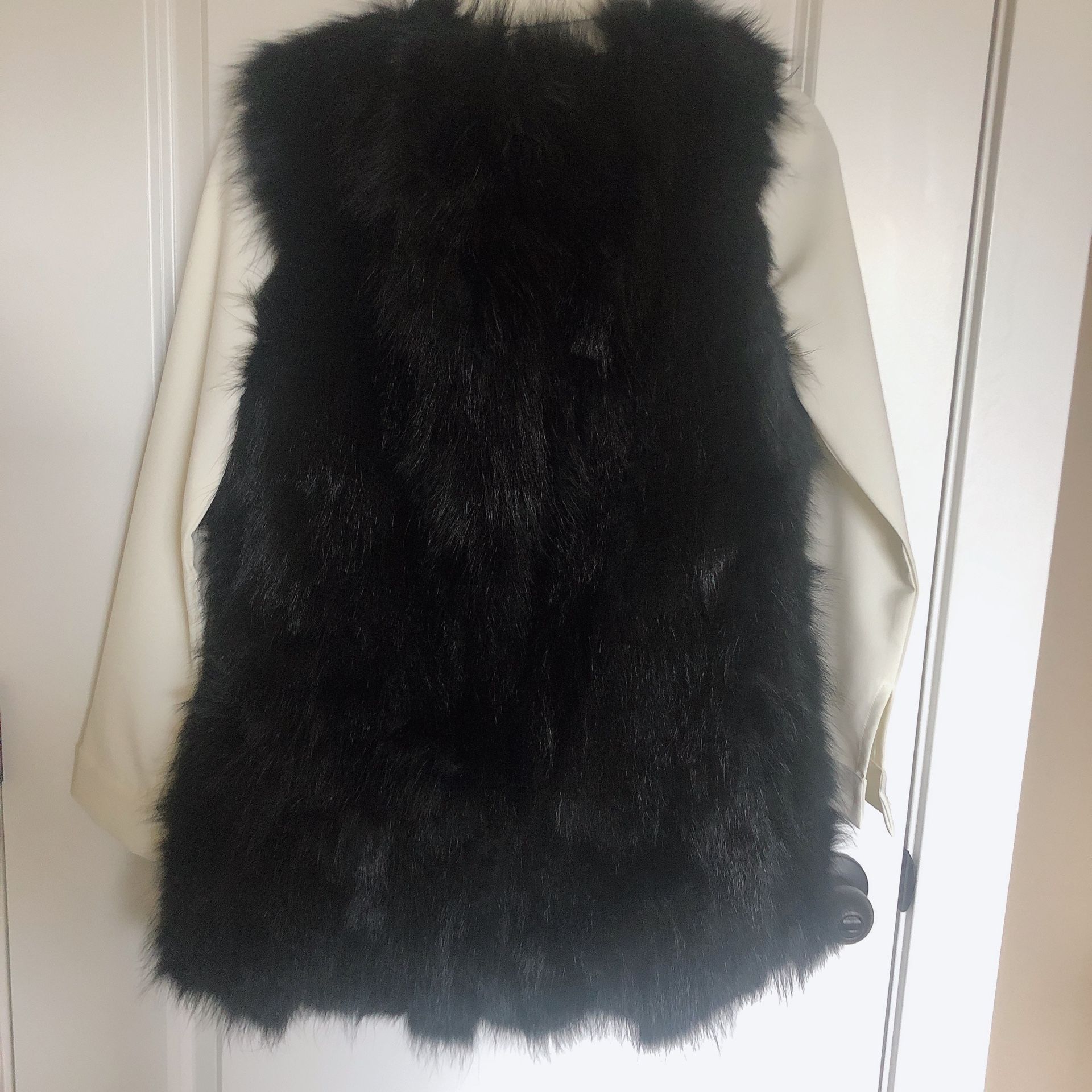 Fur Vest Women Size S
