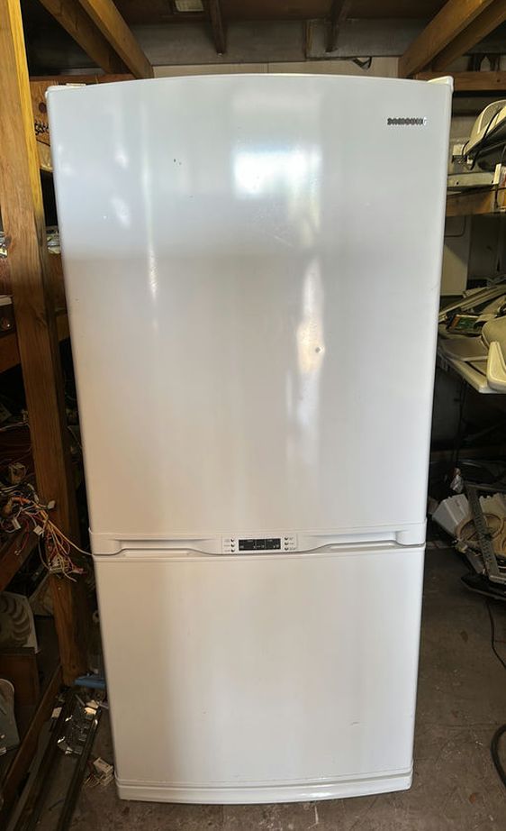 Samsung White Fridge Bottom Freezer Energy Star