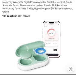 MomCozy digital wearable thermometer