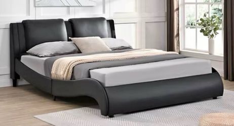 NEW QUEEN AND KING BED WITH MATTRESS AND FREE DELIVERY PAY ON DELIVERY
