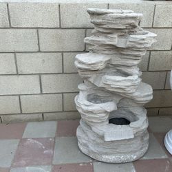 New Water Fountain Made Out Of Cement Perfect Gift 