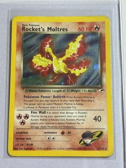 Rockets Moltres Holo 12/132 