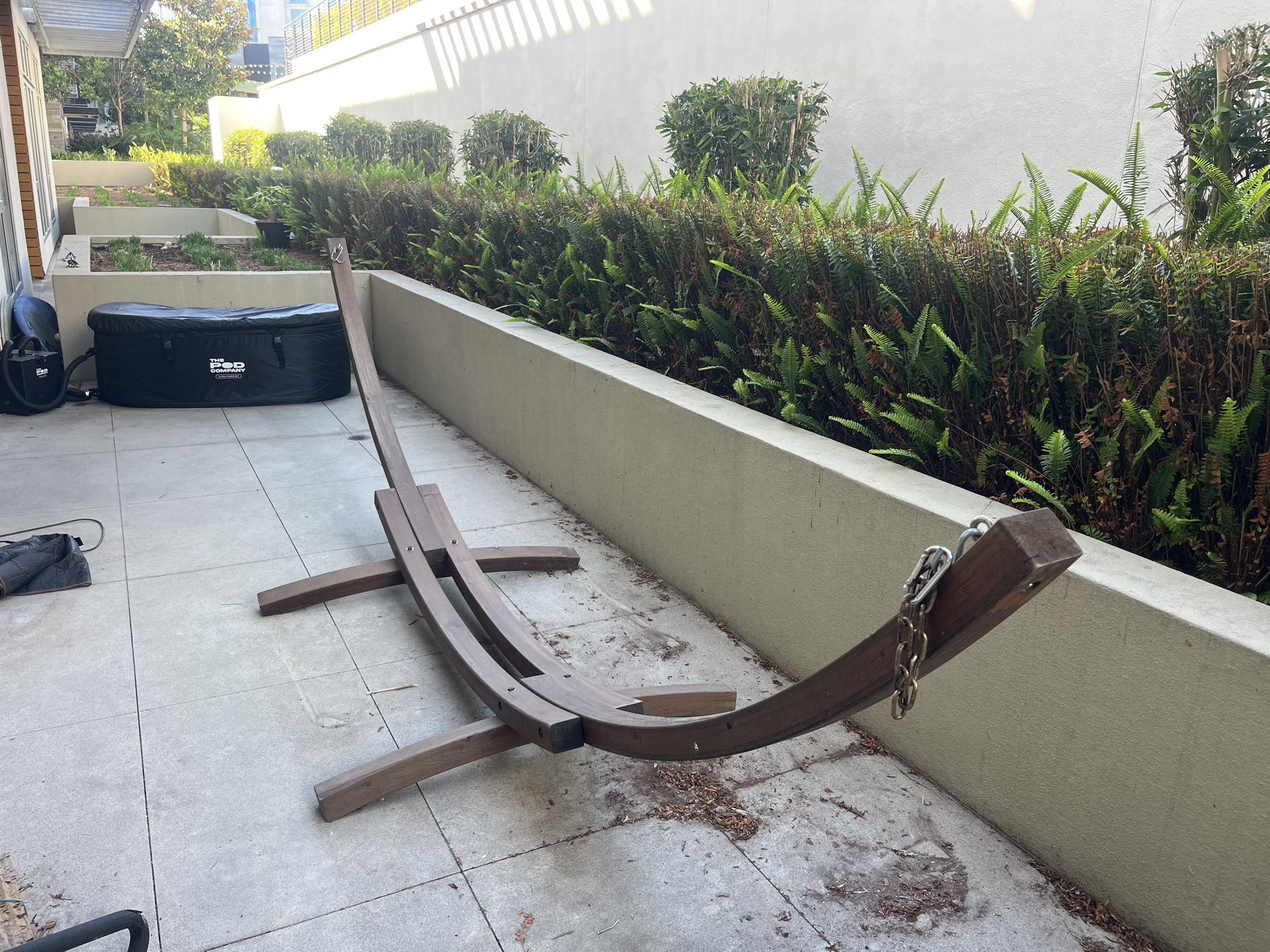 Large Wooden Hammock stand
