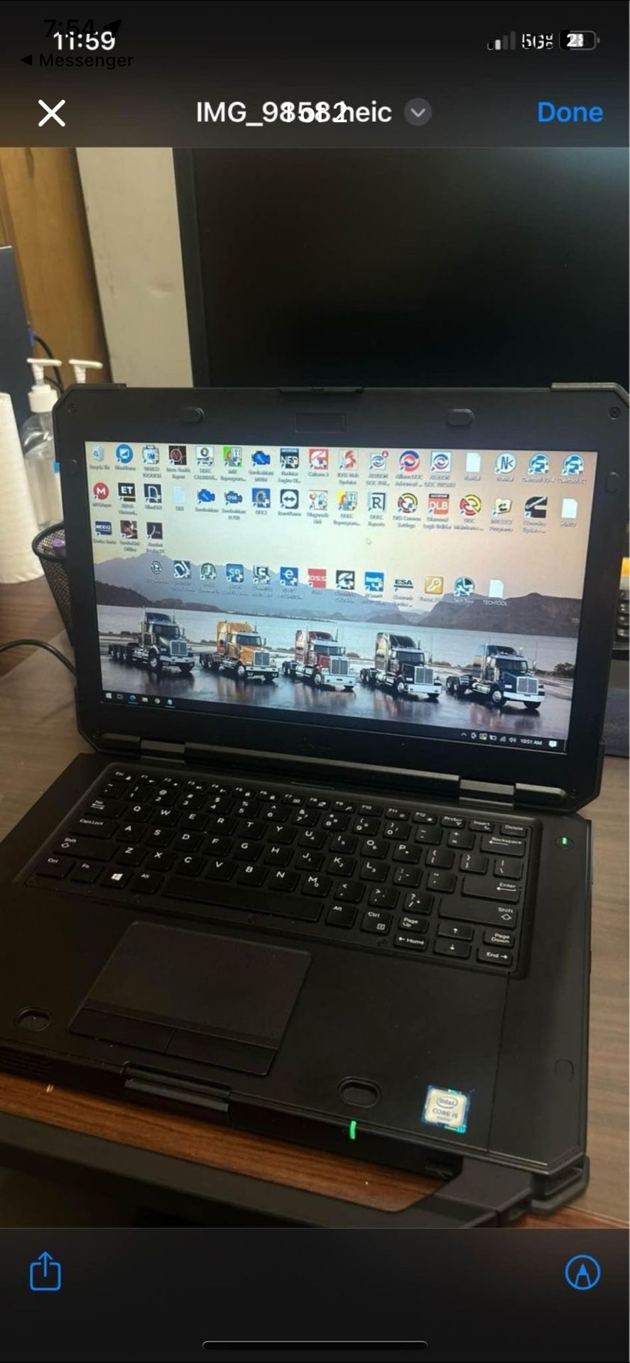 Diesel Software Laptop