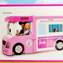 Barbie 3 In 1 Camper Play Set New