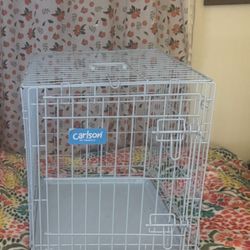 Small Blue Dog Crate 