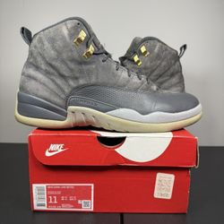 Jordan 12 Dark Grey Size 11m comes with replacement box