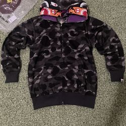 Bape Hoddie Cammo Purple 
