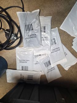 Bulk Hydrofarm Plastic Poly Grow Bags Lot - 368 Total Bags (1gal, 5gal, 7gal)