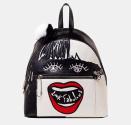 Disney Cruella de Vil Look Fabulous Backpack 101 Dalmations