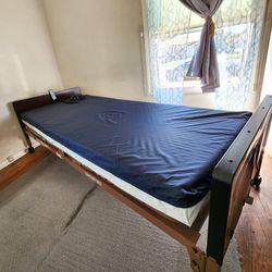 Tuffcare T3000 Full Electric Hospital Bed + Mattress & Safety Rails - Great Cond!