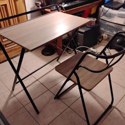 Style Selections Folding Desktop And Chair Set 