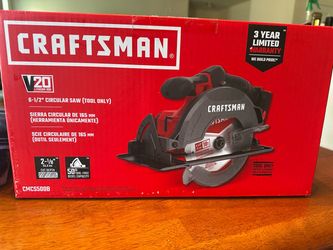 Craftsman 6.5" circular saw with charger and battery