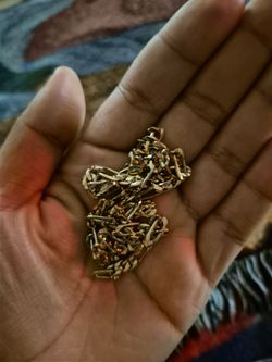 Mens gold chain 14k