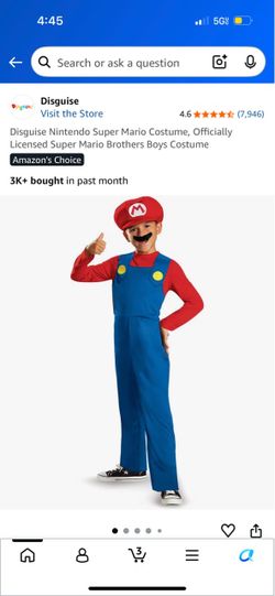Súper Mario costume