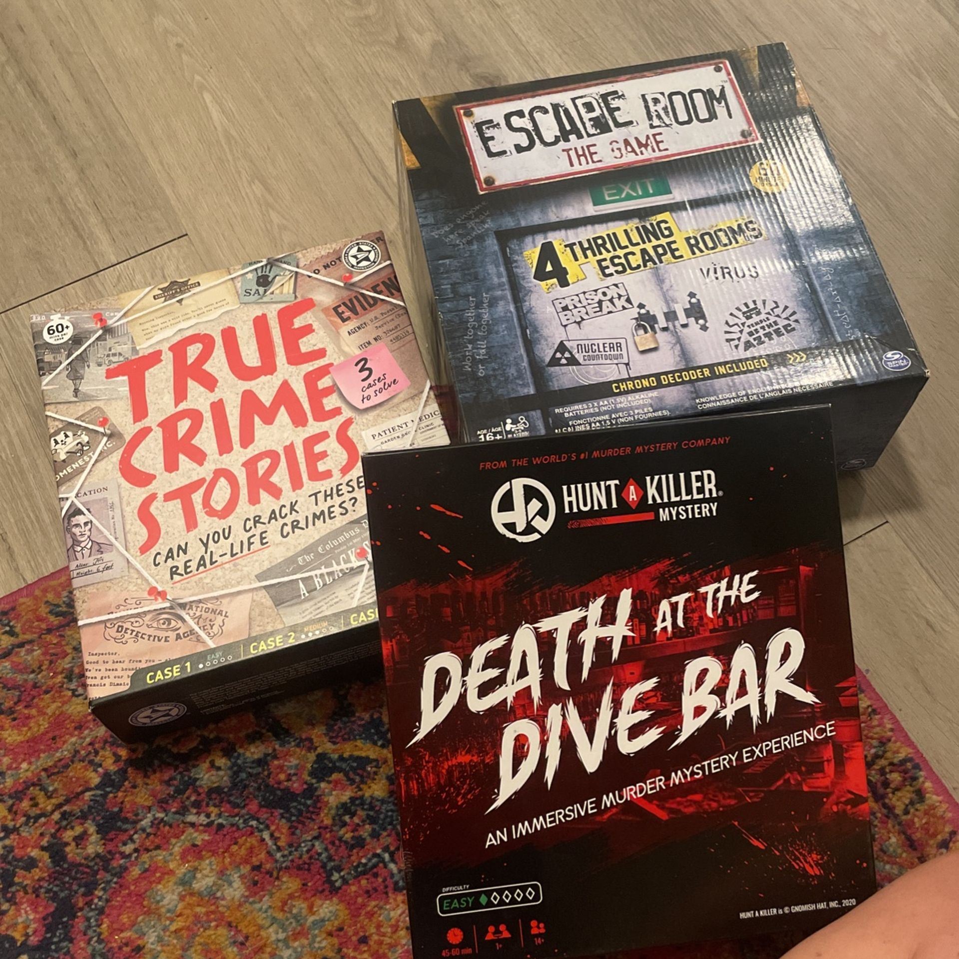 Bundle Of 3 Escape Room/Mystery Games