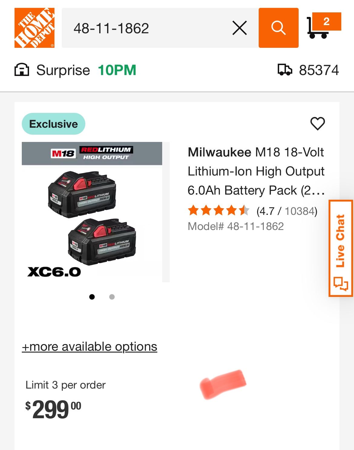 Milwaukee Batteries