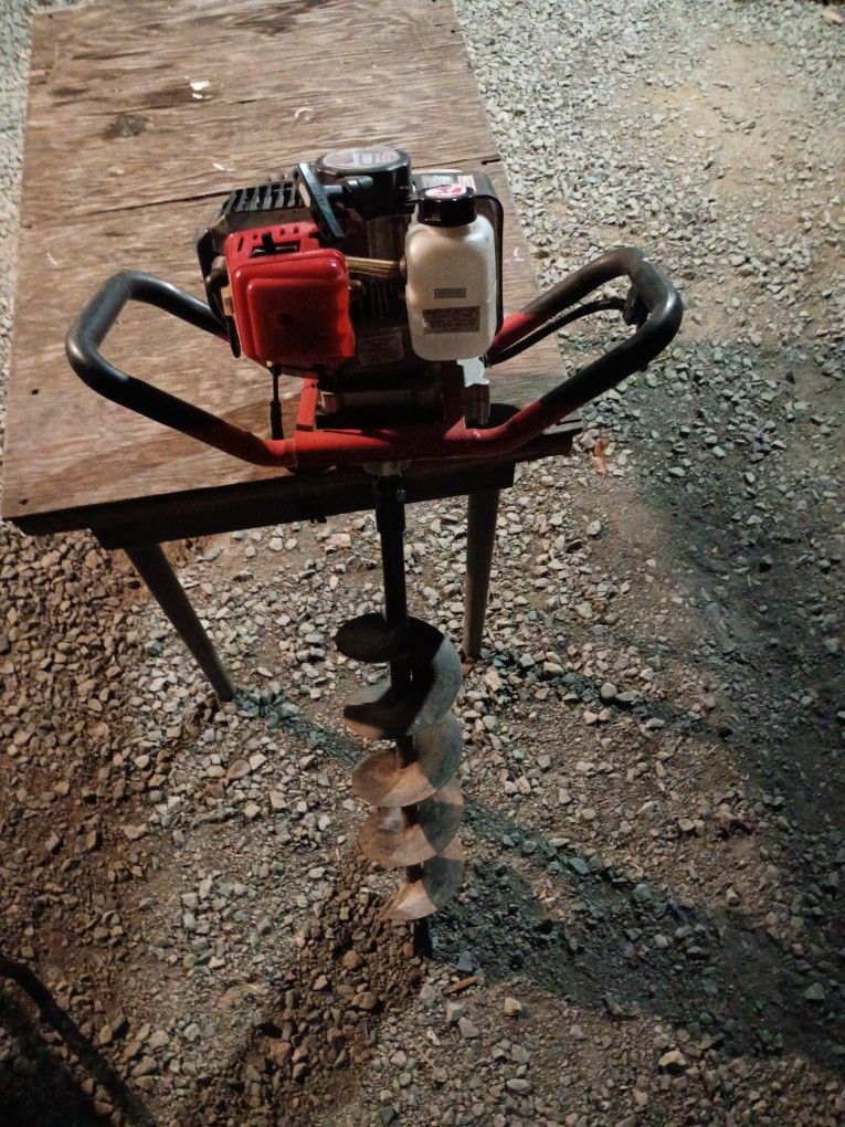 Ground Drill for Pole Installation