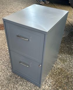 2-Drawer Locking Metal File Cabinet