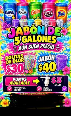 Se vende Javon para la ropa